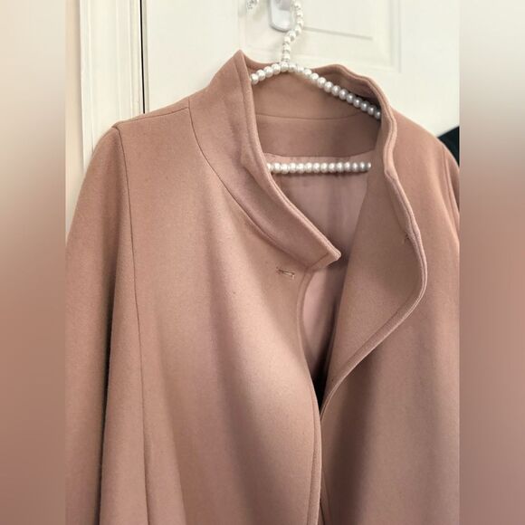 VTG Bonders Dusty Rose Pink Wool Flare Cape - Picture 5 of 16